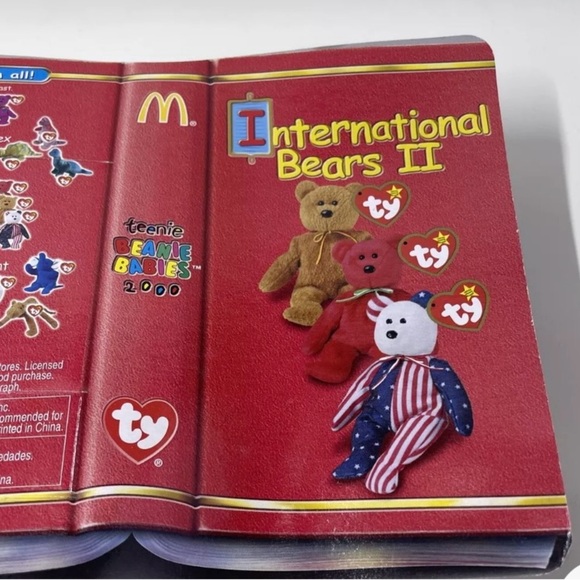 RETIRED TY Spangle the Bear International BearsII McDonalds 1999 Tag Errors NIB - Picture 4 of 9